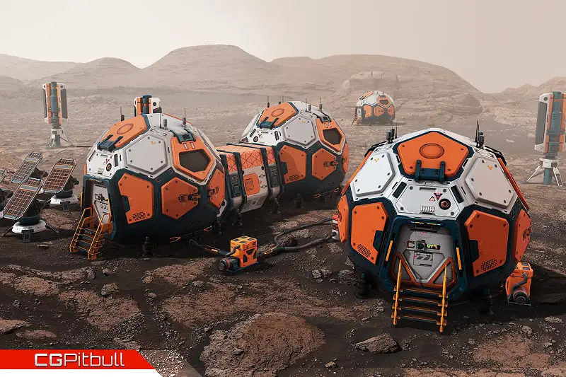 MARS Modular Base for Sci-Fi Environments Asset Thumbnail