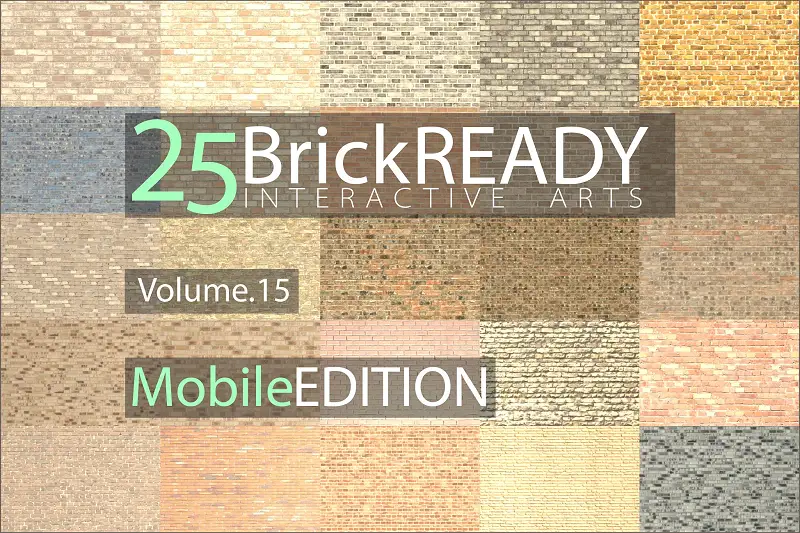 25 Brick Materials Ready, Volume. 15 Asset Thumbnail