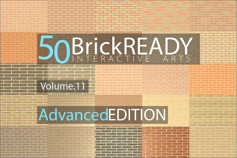 50 Brick Materials Ready, Volume. 11 Asset Thumbnail