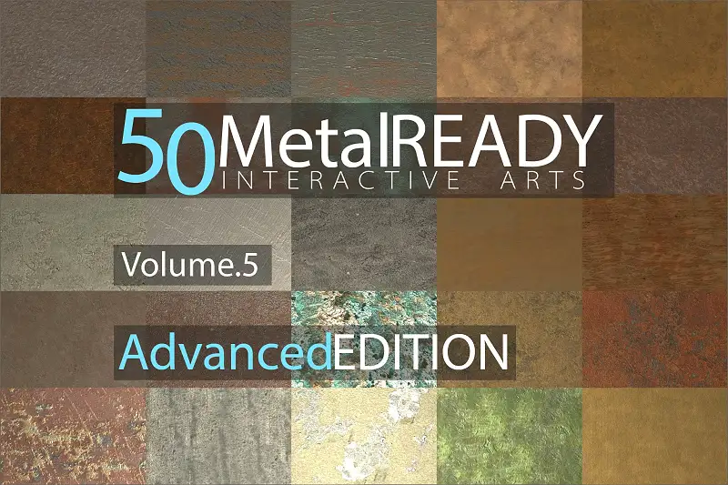 50 Metal Materials Ready, Volume. 5 Asset Thumbnail