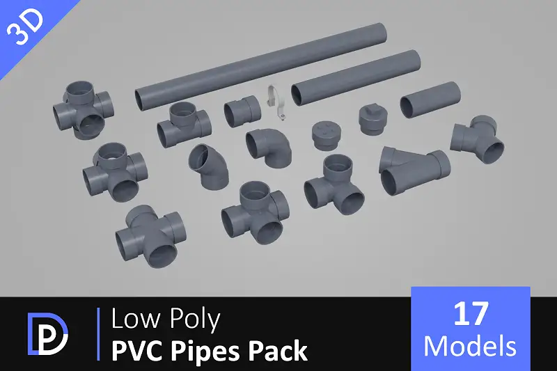 PVC Sanitary Pipes Asset Thumbnail