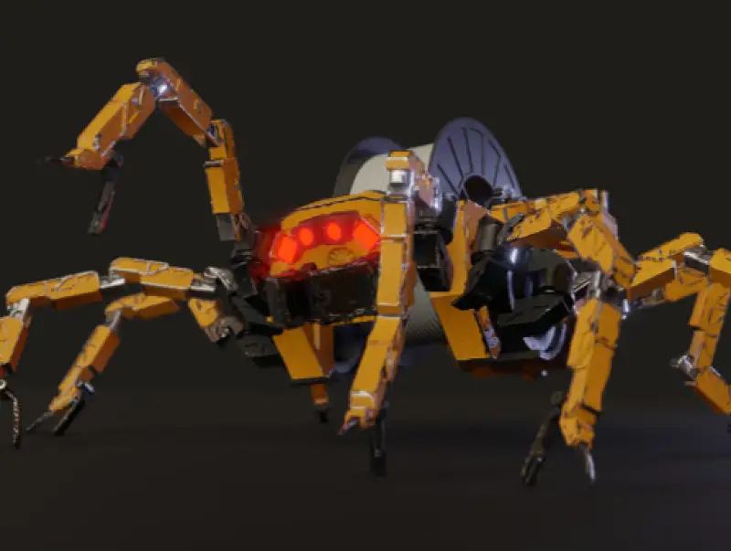 Mechanical spider Asset Thumbnail