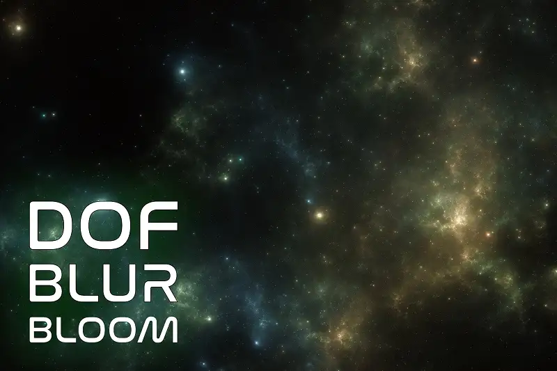 Fast DOF Bloom Blur ( Mobile , URP , VR , AR , LWRP, Default Pipeline ) Asset Thumbnail