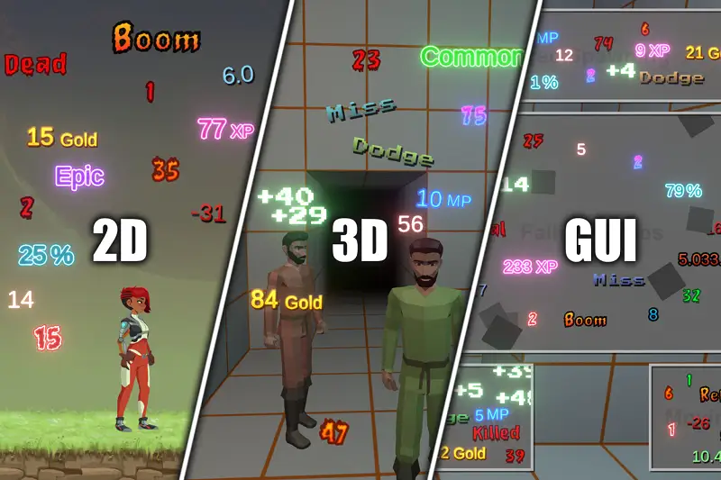Damage Numbers Pro Asset Thumbnail