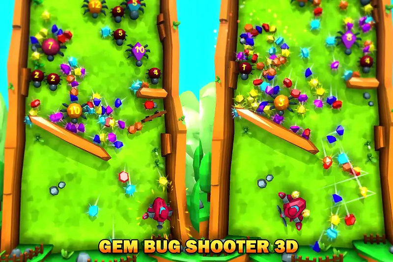 Gem Bug Shooter 3D - Game Template Asset Thumbnail