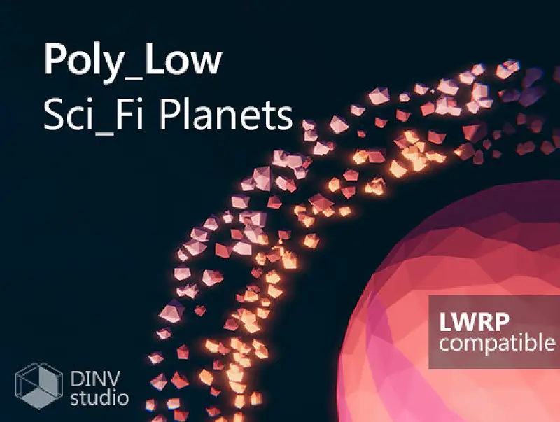 Poly_Low - Sci - Fi - Planets Asset Thumbnail