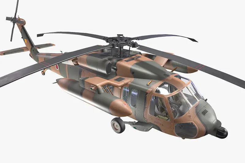 UH-60JA Black Hawk Japan Basic Animation Package Asset Thumbnail