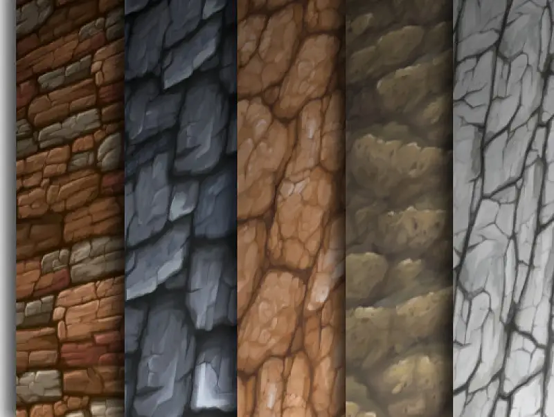 Hand Painted Stone Textures Asset Thumbnail