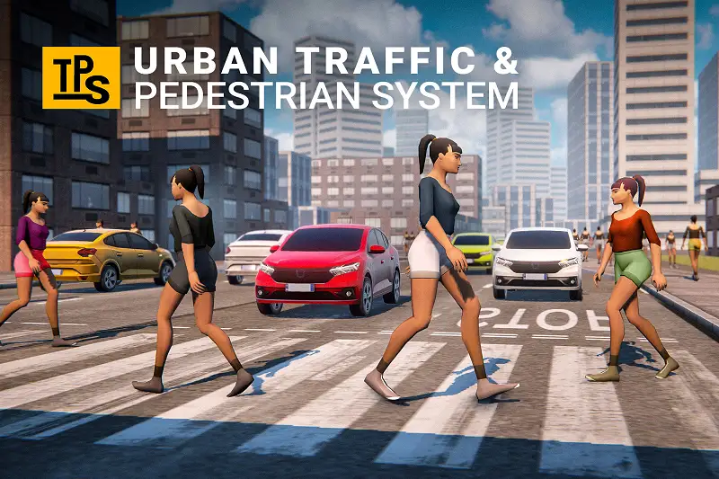Urban Traffic & Pedestrian System Asset Thumbnail