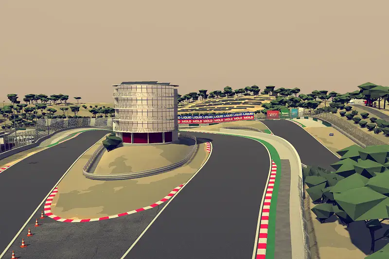 Cartoon Style Portimao Race Track Asset Thumbnail
