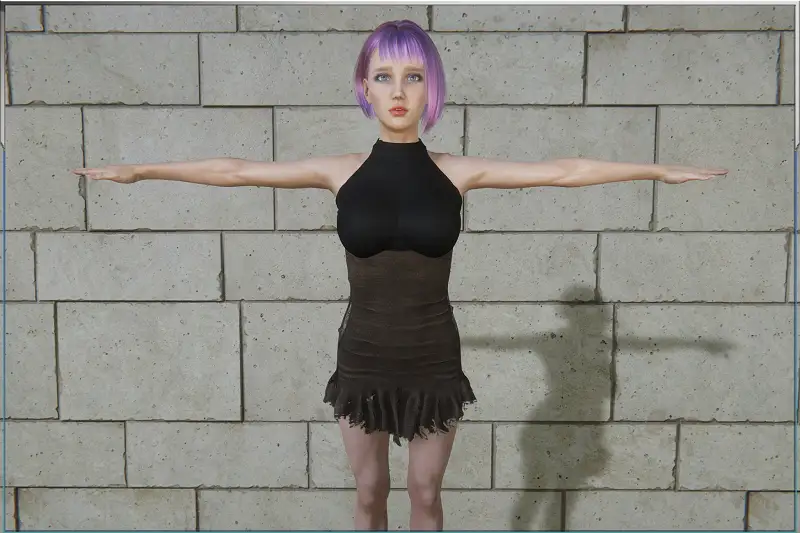 Cresco Dress - for Serah Fei HDRP Asset Thumbnail