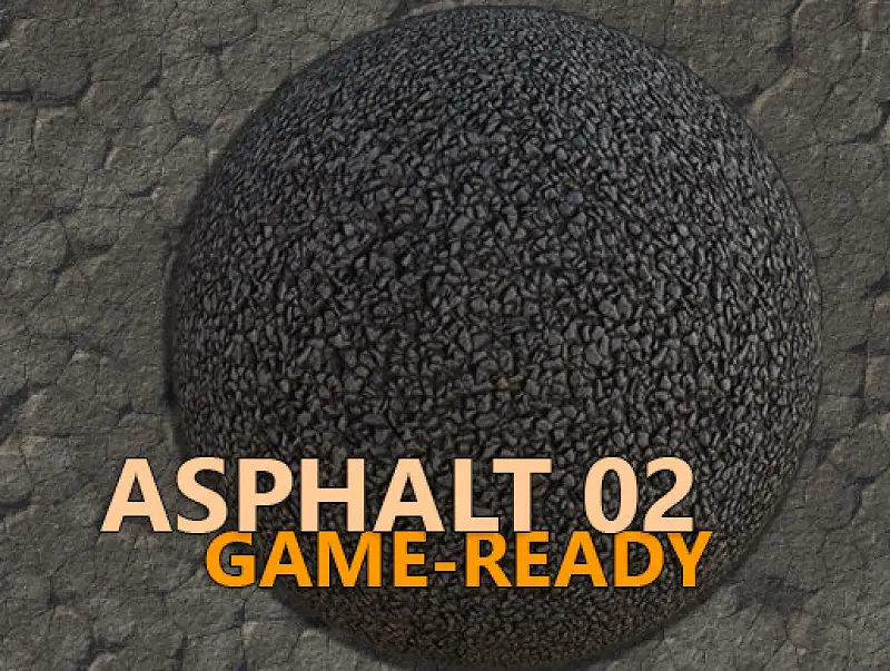Asphalt 02 Game-Ready Asset Thumbnail