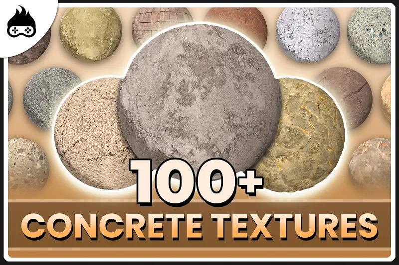 100+ Realistic Concrete Textures Asset Thumbnail