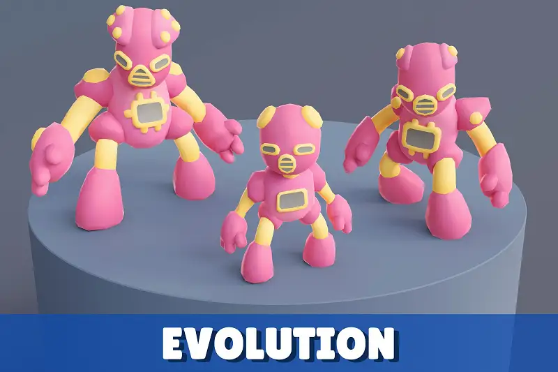 Robot Sitter Character Pack Asset Thumbnail