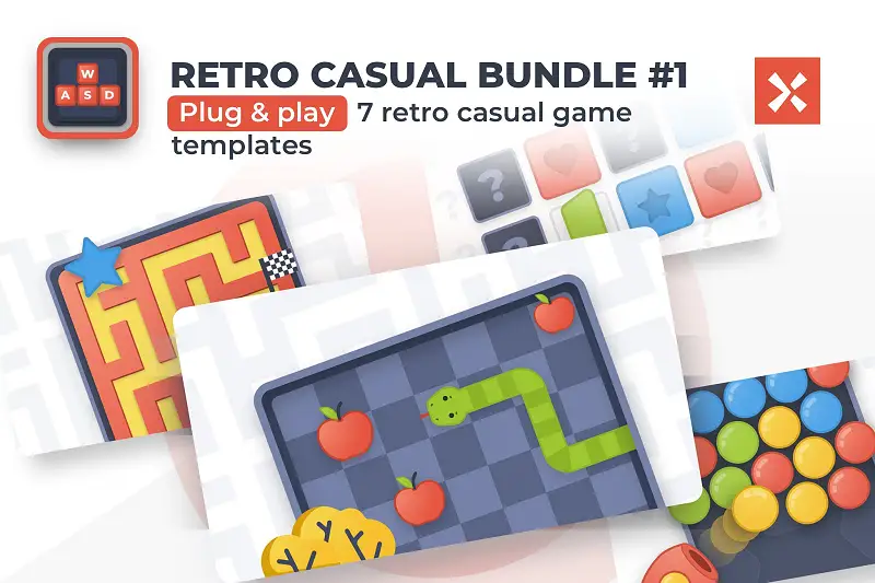 Retro Casual Games Bundle #1 Asset Thumbnail