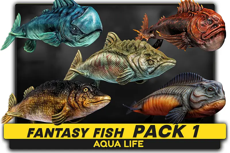 Fantasy Fish Pack 1 - Aqua Life Asset Thumbnail