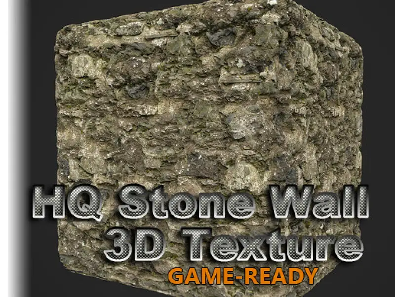 Aged Stone Game-Ready Asset Thumbnail