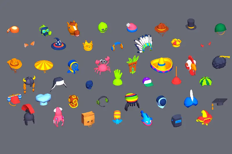 Hyper-Casual Hats Asset Thumbnail