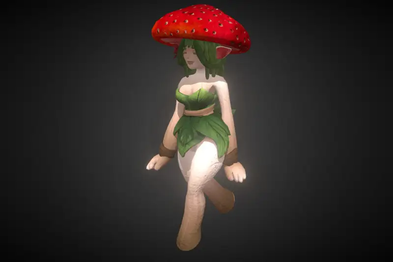 Mushroom People Female Asset Thumbnail