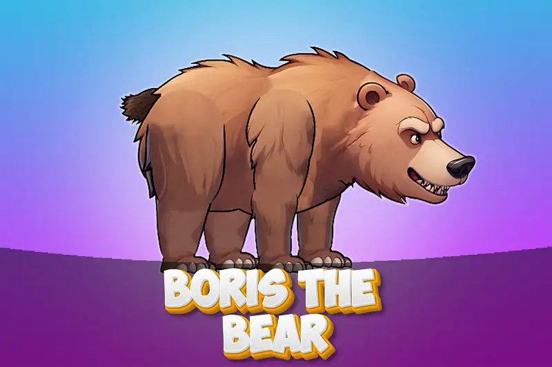 Boris the Bear 2D Animated Character Asset Thumbnail