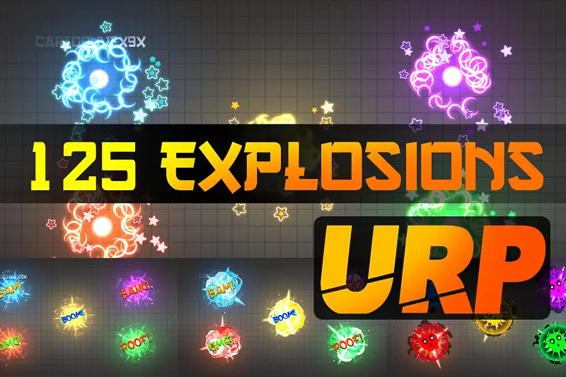 Cartoon Explosion URP Package Asset Thumbnail