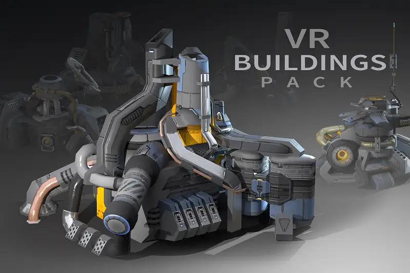 VR buildings SciFi pack Asset Thumbnail