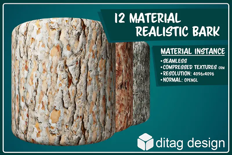 Bark - Realistic 4K PBR Collection Vol.02 Asset Thumbnail
