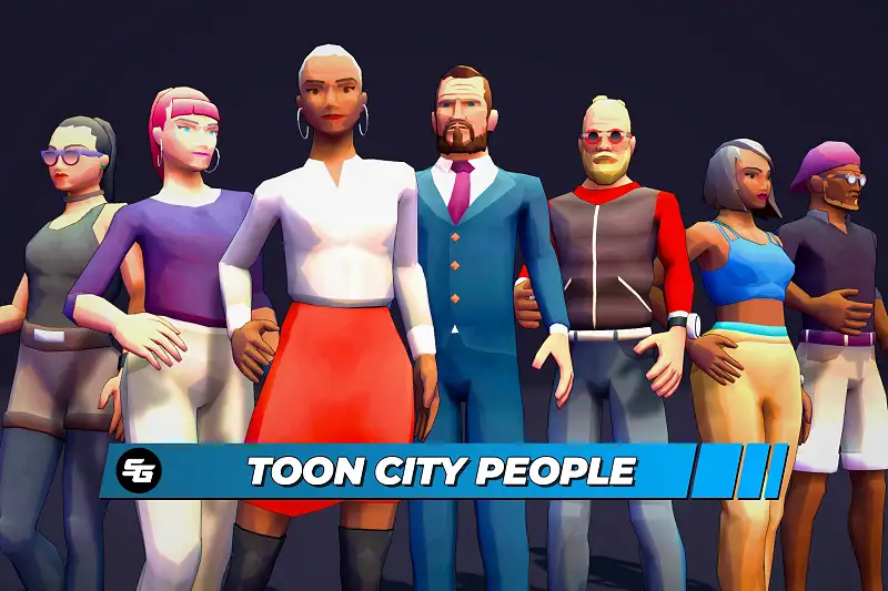 Toon City People Asset Thumbnail