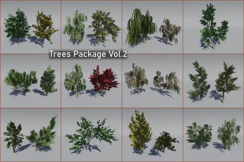 Unity Trees Package Vol.2 Asset Thumbnail