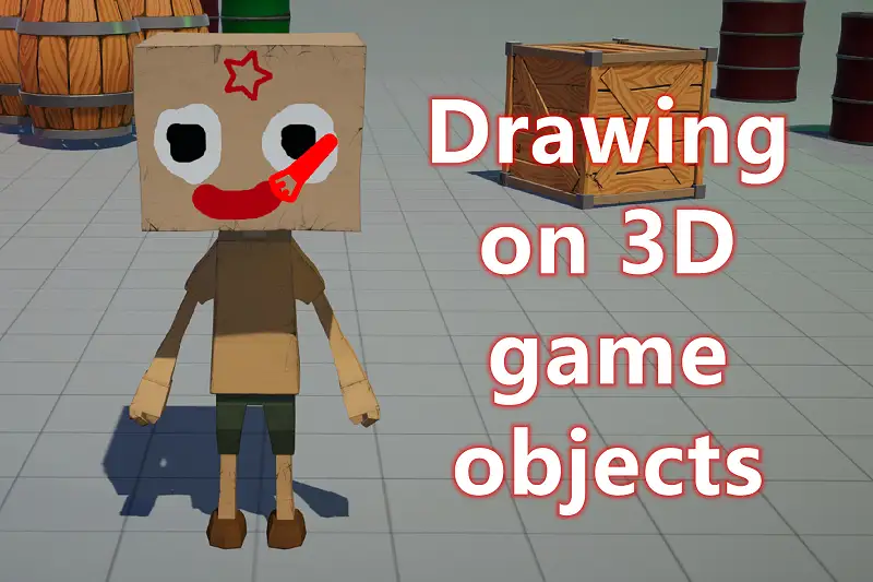 Drawing on 3D game objects Asset Thumbnail