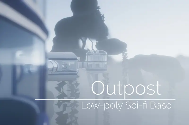 Outpost: Low Poly Sci-fi Base Asset Thumbnail