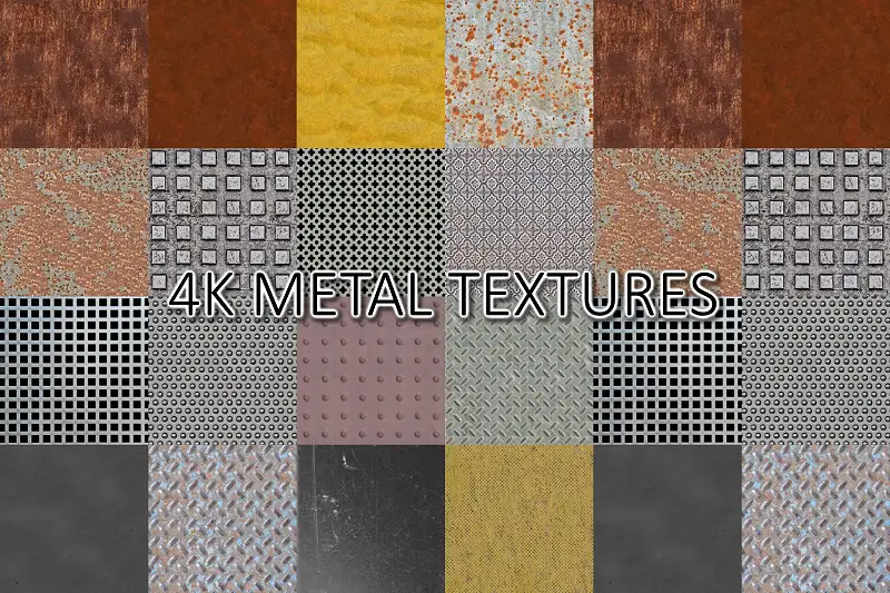 4K Metal Textures Asset Thumbnail