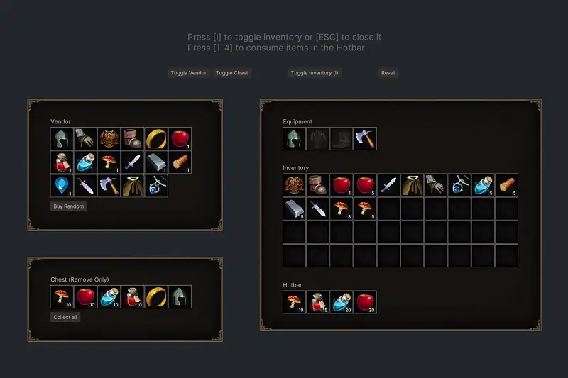 Extensible Inventory System Asset Thumbnail