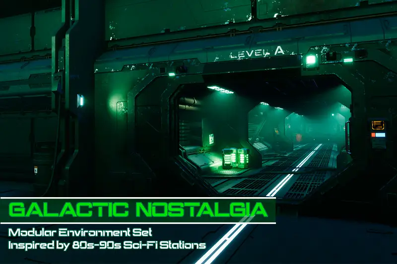 Galactic Nostalgia - Sci-Fi Modular Environment Asset Thumbnail