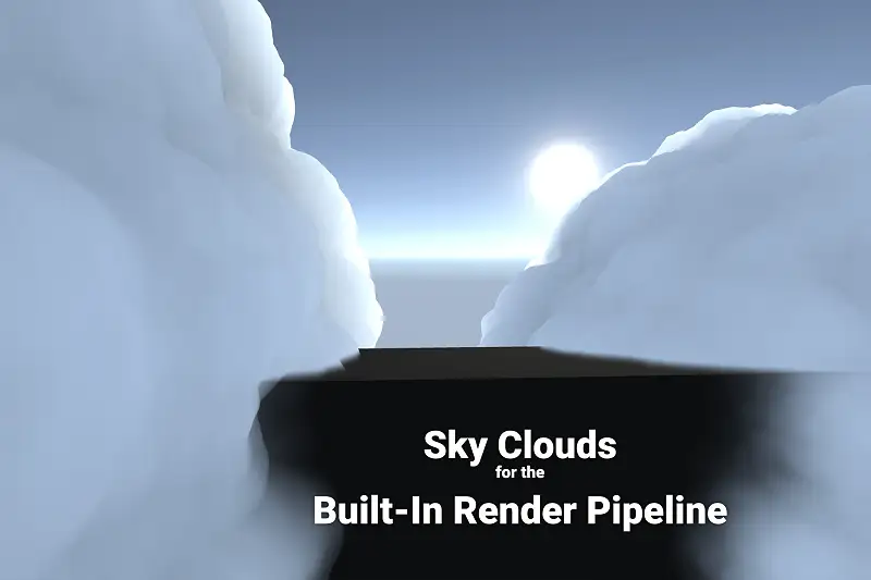 Sky Clouds BuiltIn: Fluffy Cloud Shader for Amplify Asset Thumbnail