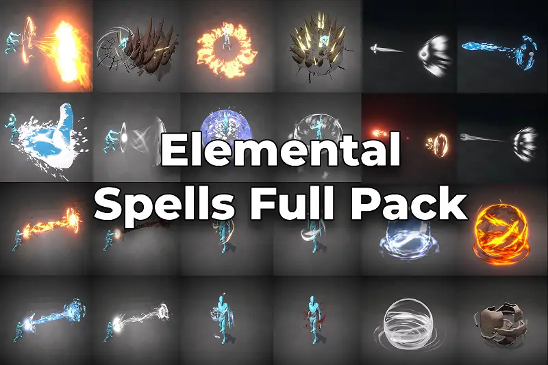 Elemental Spells Full Pack VFX Asset Thumbnail