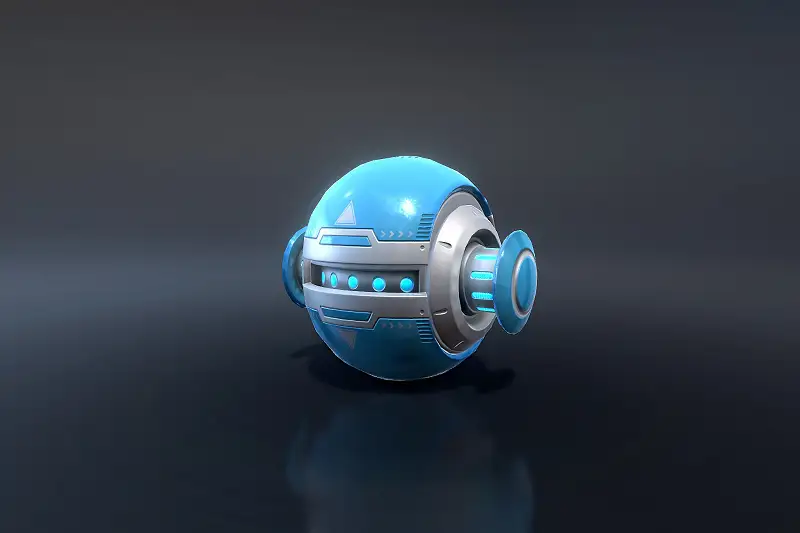 Sci-Fi Robotic Ball Package Asset Thumbnail