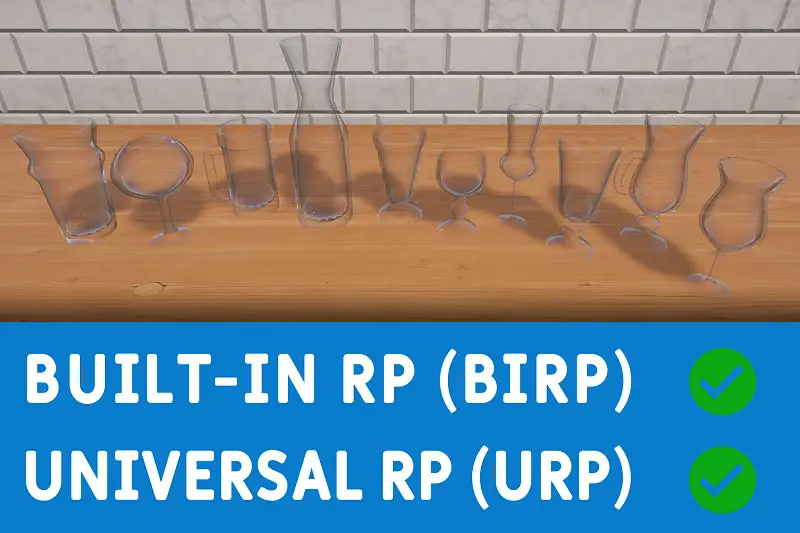 Realistic Glassware - 2 Asset Thumbnail