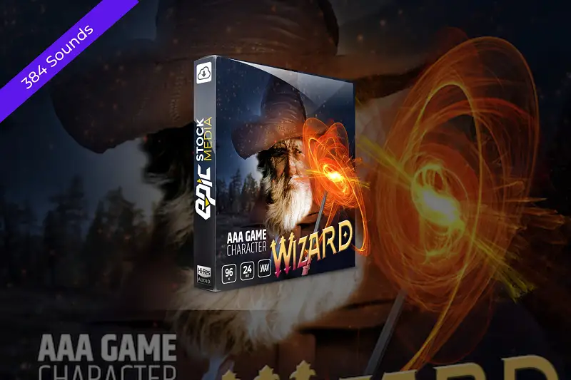 AAA Game Character Wizard Asset Thumbnail
