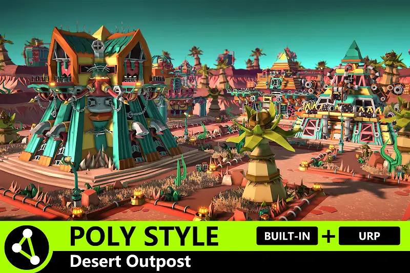 Sci-Fi Desert Outpost Package Asset Thumbnail