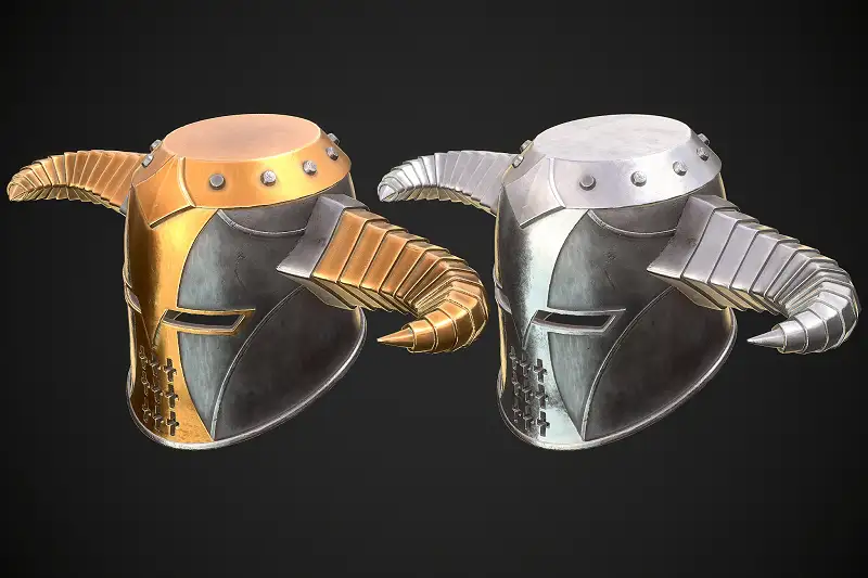 Knight Helmet 10 Asset Thumbnail