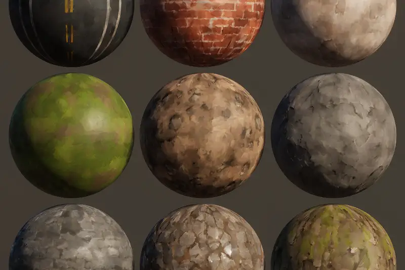 Procedural Hand Painted Materials Asset Thumbnail
