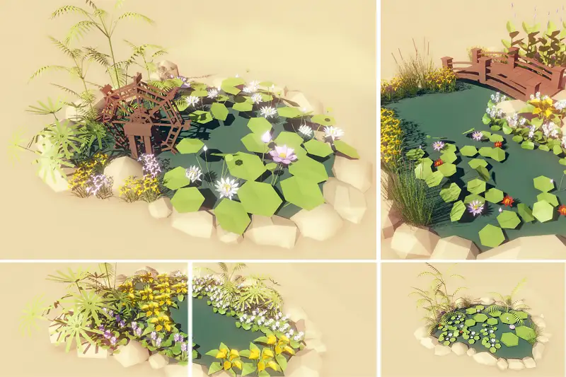 Low Poly Trees Pack - Hydrophyte Asset Thumbnail
