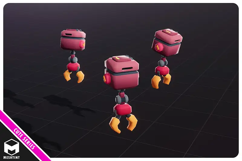 Delivery Robot Cute Series Asset Thumbnail