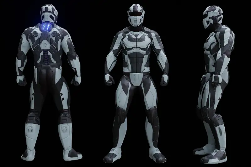 Sci Fi soldier2 Asset Thumbnail