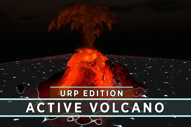 Animated Active Volcano 2.0 URP Edition Asset Thumbnail