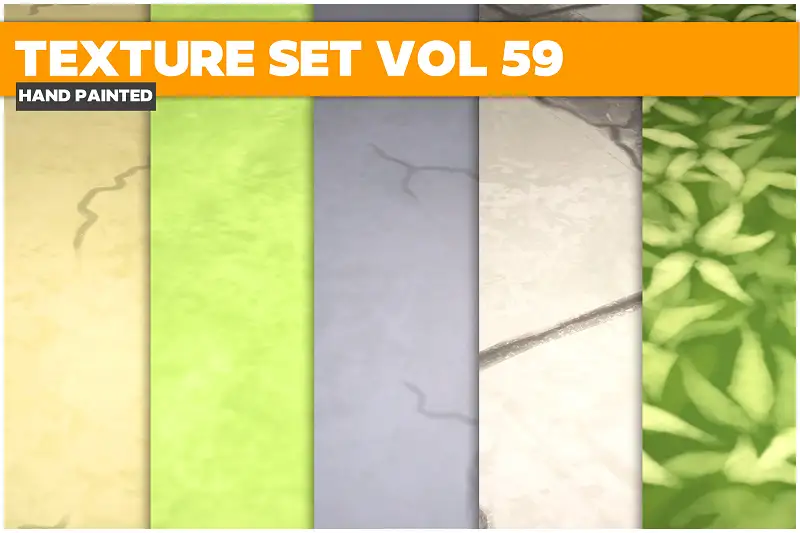 Texture Set Vol.59 Hand Painted Road Asset Thumbnail
