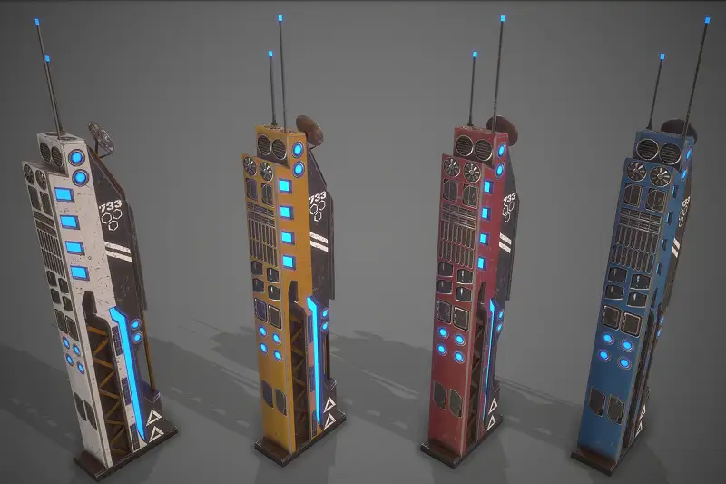 Sci-Fi Building-13 Asset Thumbnail