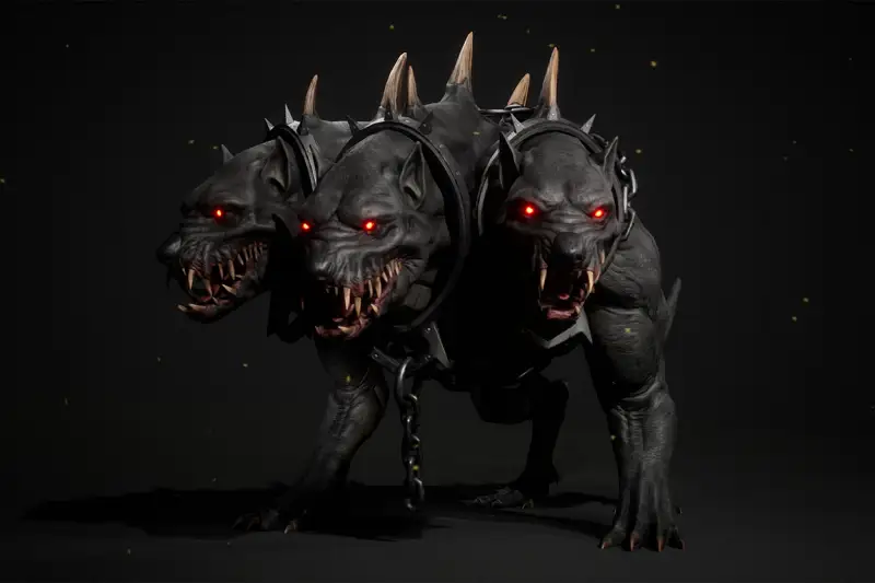 Cerberus Hell Dog Character Pack Asset Thumbnail