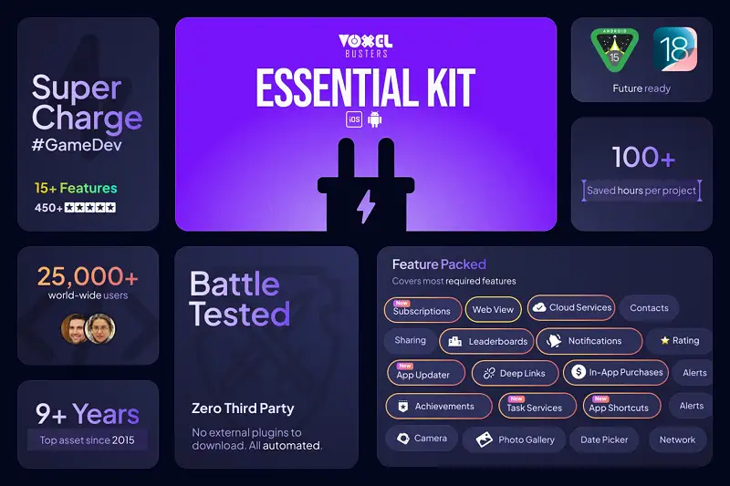 Essential Kit V3 - Mobile Game Development Starter Kit Asset Thumbnail